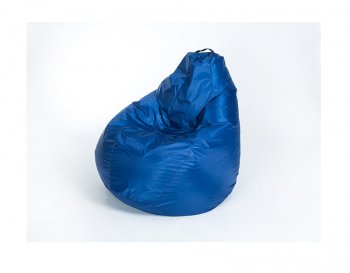 Кресло-мешок Груша большое синее в Новом Уренгое - novyy-urengoy.mebel-74.com | фото
