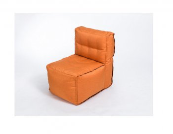 Модульное кресло Комфорт Колор прямое оранжевое в Новом Уренгое - novyy-urengoy.mebel-74.com | фото