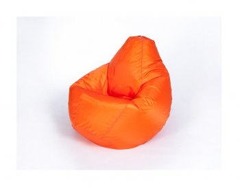 Кресло-мешок Груша большое оранжевое в Новом Уренгое - novyy-urengoy.mebel-74.com | фото