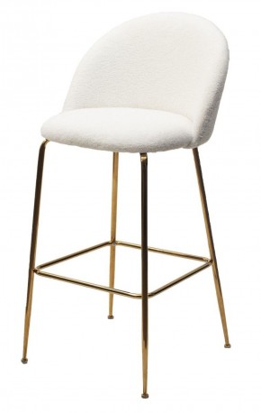 Барный стул GLADE NINI-01 Белый, teddy / золотой каркас М-City в Новом Уренгое - novyy-urengoy.mebel-74.com | фото