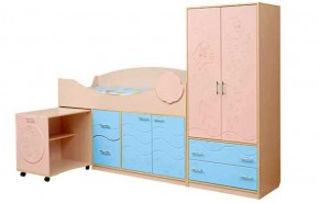 Набор мебели для детской Юниор -12.2 (700*1860) МДФ матовый в Новом Уренгое - novyy-urengoy.mebel-74.com | фото