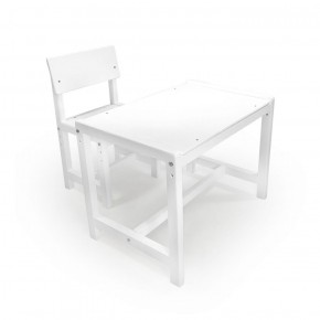 Детский растущий комплект стол и стул Я САМ "Лофт" (Белый, Белый) в Новом Уренгое - novyy-urengoy.mebel-74.com | фото