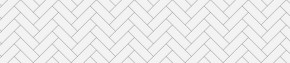 Фартук Метро керамик (белая) CPL пластик МДФ 6 мм в Новом Уренгое - novyy-urengoy.mebel-74.com | фото