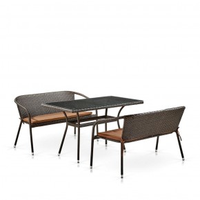 Комплект мебели из иск. ротанга T286A/S139A-W53 Brown в Новом Уренгое - novyy-urengoy.mebel-74.com | фото
