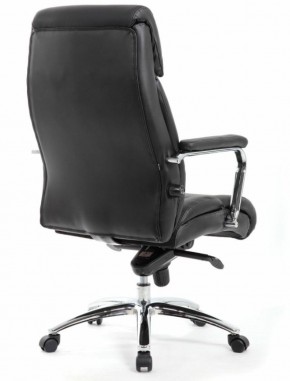 Кресло BRABIX PREMIUM "Phaeton EX-502" (кожа с компаньоном, хром, черное) 530882 в Новом Уренгое - novyy-urengoy.mebel-74.com | фото