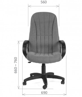 Кресло для руководителя  CHAIRMAN 685 СТ (ткань стандарт 10-356 черная) в Новом Уренгое - novyy-urengoy.mebel-74.com | фото