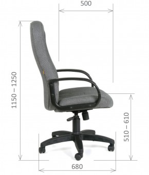 Кресло для руководителя  CHAIRMAN 685 СТ (ткань стандарт 10-356 черная) в Новом Уренгое - novyy-urengoy.mebel-74.com | фото