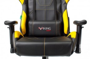 Кресло игровое Бюрократ VIKING 5 AERO YELLOW черный/желтый в Новом Уренгое - novyy-urengoy.mebel-74.com | фото