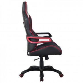 Кресло компьютерное BRABIX Nitro GM-001 (ткань/экокожа) черное, вставки красные (531816) в Новом Уренгое - novyy-urengoy.mebel-74.com | фото
