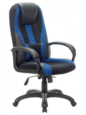 Кресло компьютерное BRABIX PREMIUM "Rapid GM-102" (экокожа/ткань, черное/синее) 532106 в Новом Уренгое - novyy-urengoy.mebel-74.com | фото