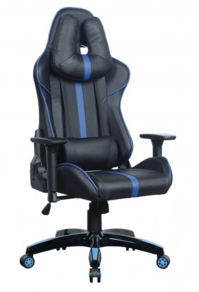 Кресло компьютерное BRABIX "GT Carbon GM-120" (черное/синее) 531930 в Новом Уренгое - novyy-urengoy.mebel-74.com | фото