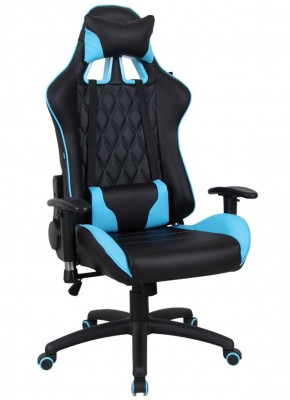 Кресло компьютерное BRABIX "GT Master GM-110" (черное/голубое) 531928 в Новом Уренгое - novyy-urengoy.mebel-74.com | фото