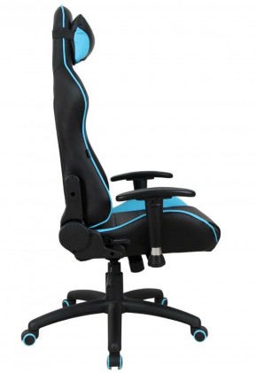 Кресло компьютерное BRABIX "GT Master GM-110" (черное/голубое) 531928 в Новом Уренгое - novyy-urengoy.mebel-74.com | фото