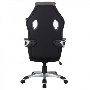 Кресло компьютерное BRABIX Techno GM-002 (ткань) черное/серое, вставки белые (531815) в Новом Уренгое - novyy-urengoy.mebel-74.com | фото