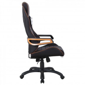 Кресло компьютерное BRABIX Techno Pro GM-003 (ткань черное/серое, вставки оранжевые) 531813 в Новом Уренгое - novyy-urengoy.mebel-74.com | фото