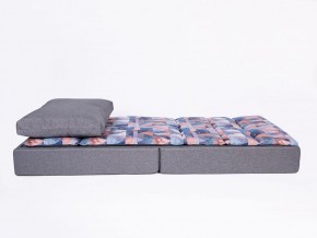 Кресло-кровать бескаркасное Харви (коричневый-геометрия браун) в Новом Уренгое - novyy-urengoy.mebel-74.com | фото