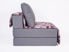 Кресло-кровать бескаркасное Харви (серый-сноу манго) в Новом Уренгое - novyy-urengoy.mebel-74.com | фото