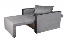 Кресло-кровать Милена с подлокотниками (серый) Велюр в Новом Уренгое - novyy-urengoy.mebel-74.com | фото