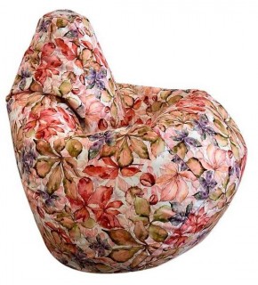 Кресло-мешок Цветы L в Новом Уренгое - novyy-urengoy.mebel-74.com | фото