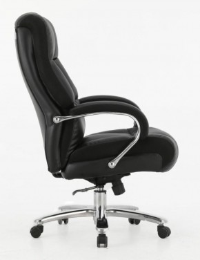 Кресло офисное BRABIX PREMIUM "Bomer HD-007" (рециклированная кожа, хром, черное) 531939 в Новом Уренгое - novyy-urengoy.mebel-74.com | фото
