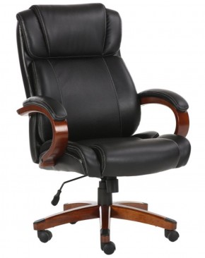 Кресло офисное BRABIX PREMIUM "Magnum EX-701" (дерево, рециклированная кожа, черное) 531827 в Новом Уренгое - novyy-urengoy.mebel-74.com | фото