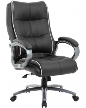 Кресло офисное BRABIX PREMIUM "Strong HD-009" (экокожа черная, ткань серая) 531945 в Новом Уренгое - novyy-urengoy.mebel-74.com | фото