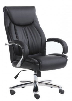 Кресло офисное BRABIX "Advance EX-575" (хром/экокожа/черное) 531825 в Новом Уренгое - novyy-urengoy.mebel-74.com | фото
