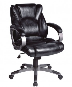 Кресло офисное BRABIX "Eldorado EX-504", экокожа, черное, 530874 в Новом Уренгое - novyy-urengoy.mebel-74.com | фото