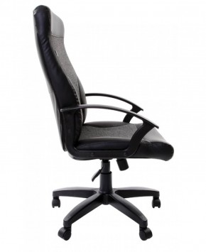 Кресло офисное BRABIX "Trust EX-535" (экокожа/черная/ткань серая) 531383 в Новом Уренгое - novyy-urengoy.mebel-74.com | фото