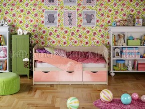 Кровать Бабочки (Розовый металлик) 1600 в Новом Уренгое - novyy-urengoy.mebel-74.com | фото