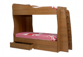 Кровать детская 2-х ярусная Юниор-1 (800*2000) ЛДСП в Новом Уренгое - novyy-urengoy.mebel-74.com | фото