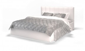 Кровать Элен 1600 + основание с ПМ (Vega white) белый в Новом Уренгое - novyy-urengoy.mebel-74.com | фото