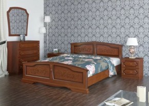 ЕЛЕНА Кровать из массива 800 (Орех) в Новом Уренгое - novyy-urengoy.mebel-74.com | фото