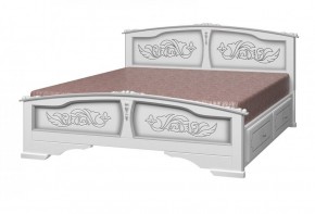 ЕЛЕНА Кровать из массива 1400 с 2-мя ящиками  в Новом Уренгое - novyy-urengoy.mebel-74.com | фото