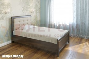 Кровать КР-1032 с мягким изголовьем в Новом Уренгое - novyy-urengoy.mebel-74.com | фото