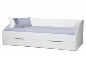 Кровать одинарная "Фея - 3" симметричная New (2000Х900) белая в Новом Уренгое - novyy-urengoy.mebel-74.com | фото