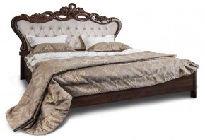 Кровать с мягким изголовьем Афина 1600 (караваджо) ламели в Новом Уренгое - novyy-urengoy.mebel-74.com | фото