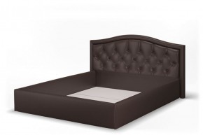 Кровать Стелла 1200 + Основание (Лесмо brown) коричневый в Новом Уренгое - novyy-urengoy.mebel-74.com | фото