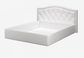 Кровать Стелла 1600 + ПМ (Vega white) Белый в Новом Уренгое - novyy-urengoy.mebel-74.com | фото
