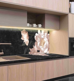 Кухонный фартук со столешницей (А-05) в едином стиле (3050 мм) в Новом Уренгое - novyy-urengoy.mebel-74.com | фото