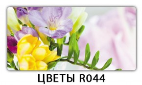 Обеденный раздвижной стол Бриз с фотопечатью Цветы R044 в Новом Уренгое - novyy-urengoy.mebel-74.com | фото