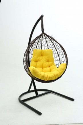 Подвесное кресло Бароло (коричневый/желтый) в Новом Уренгое - novyy-urengoy.mebel-74.com | фото
