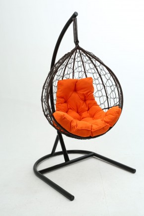Подвесное кресло Бароло (коричневый/оранжевый) в Новом Уренгое - novyy-urengoy.mebel-74.com | фото