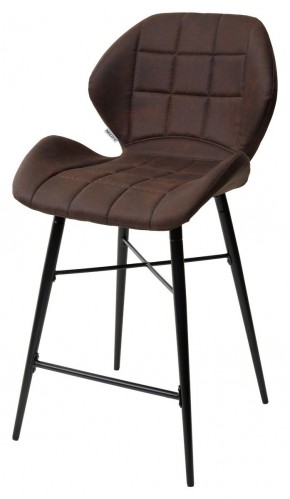 Полубарный стул MARCEL COWBOY-#800 темно-коричневый (H=65cm), ткань микрофибра М-City в Новом Уренгое - novyy-urengoy.mebel-74.com | фото