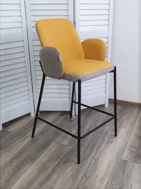 Полубарный стул NYX (H=65cm) VF106 желтый / VF120 серый М-City в Новом Уренгое - novyy-urengoy.mebel-74.com | фото