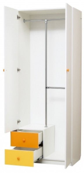 Шкаф 2-х дверный с ящиками и зеркалом Радуга (800) в Новом Уренгое - novyy-urengoy.mebel-74.com | фото
