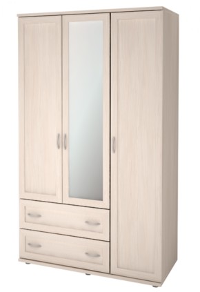 Шкаф для одежды 3-х дверный Ника-Люкс 18 в Новом Уренгое - novyy-urengoy.mebel-74.com | фото