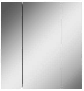 Шкаф-зеркало Норма 65 3 двери АЙСБЕРГ (DA1640HZ) в Новом Уренгое - novyy-urengoy.mebel-74.com | фото