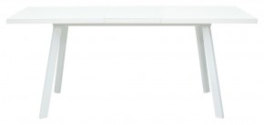 Стол ФИН 120 Белый, стекло/ Белый каркас М-City в Новом Уренгое - novyy-urengoy.mebel-74.com | фото