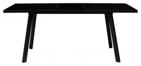 Стол ФИН 120 Черный, стекло/ Черный каркас М-City в Новом Уренгое - novyy-urengoy.mebel-74.com | фото